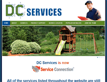 Tablet Screenshot of dcservices-llc.com